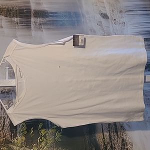 New with tags! Eddie Bauer Mens XXL Tall white extra long tank top